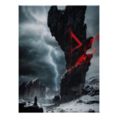 Rune Thurisaz Poster (Vorderseite)