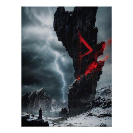 Rune Thurisaz Poster (Vorderseite)