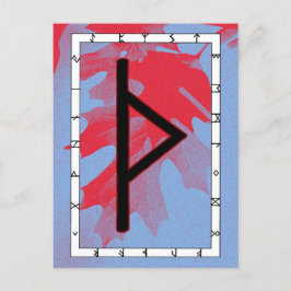 Rune Thurisaz - Verteidigungspostkarte Postkarte