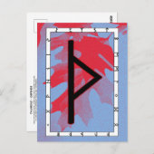 Rune Thurisaz - Verteidigungspostkarte Postkarte (Vorne/Hinten)