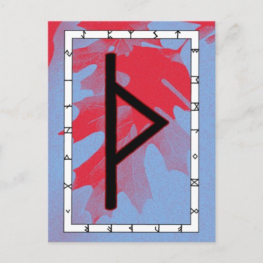 Rune Thurisaz - Verteidigungspostkarte Postkarte (Vorderseite)