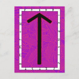 Rune Tiwaz - Sieg! Postkarte