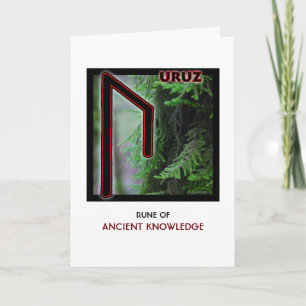 Rune Uruz - Antikes Wissen - Urwald Karte