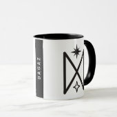 *~*RUNE VIKING Nordic DAGAZ AP87 Tasse (VorderseiteRechts)