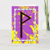 Rune Wunjo - Joy! Karte (Vorderseite)