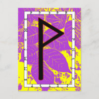 Rune Wunjo - Joy! Postkarte