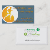 RunEffortless Geschäfts-Karte Visitenkarte (Vorne/Hinten)