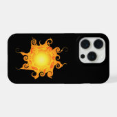Runen-Sonnen-Etuis iPhone Hülle (Rückseite (Horizontal))
