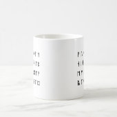 Runenalphabet [Futhorc] Kaffeetasse (Mittel)