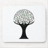 Runenbaum-Mauspad Mousepad (Vorne)