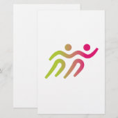 Runengruppendarstellung Briefpapier (Vorne/Hinten)