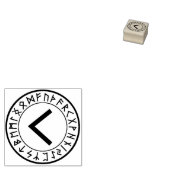 Runenkreis [06] Kenaz] Rubber-Briefmarke Gummistempel (Stempel)