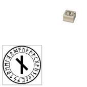 Runenkreis [10] Nauthiz] Briefmarke Gummistempel (Stempel)