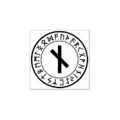 Runenkreis [10] Nauthiz] Briefmarke Gummistempel (Prägung)