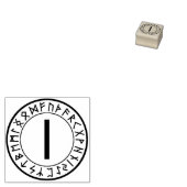 Runenkreis [11] Isa] Kautschuk-Briefmarke Gummistempel (Stempel)