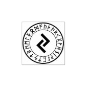 Runenkreis [12] Jera] Kautschuk-Briefmarke Gummistempel (Prägung)