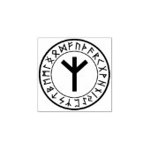 Runenkreis [15] Algiz] Kautschuk-Briefmarke Gummistempel (Prägung)