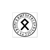Runenkreis [23] Othala] Kautschuk-Briefmarke Gummistempel (Prägung)