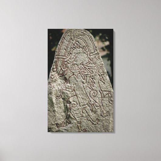 Runenstein Leinwanddruck (Vorderseite)