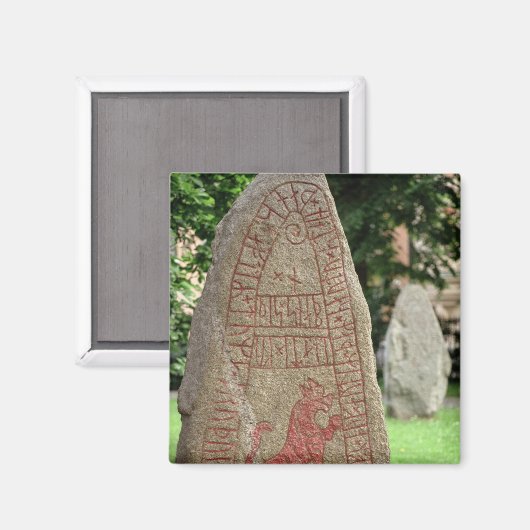 Runenstein Magnet (Vorderseite/Rückseite)