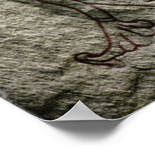 Runenstein Poster (Ecke)