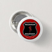 RuneQueen's Talisman-Hochstraße Button (Vorne & Hinten)