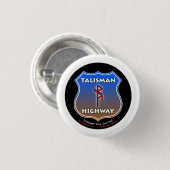 RuneQueen's Talisman-Hochstraße Button (Vorne & Hinten)