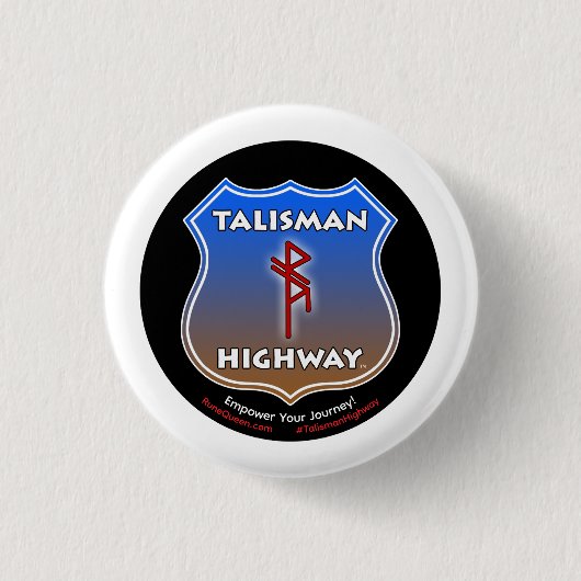 RuneQueen's Talisman-Hochstraße Button (Vorderseite)