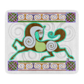 RunequineTM Glasschneiden-Brett: Grünes Schneidebrett (Vorderseite)