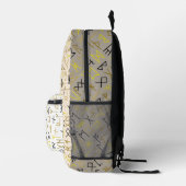 Runes Bedruckter Rucksack (Rechts)