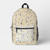Runes Bedruckter Rucksack (Vorderseite)