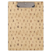 Runes Clipboard Klemmbrett (Vorderseite)