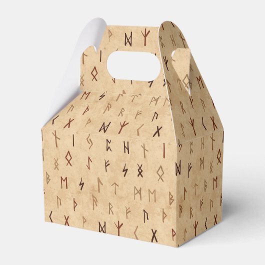 Runes Favor Box Geschenkschachtel (Vorderseite)