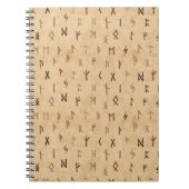 Runes-Foto-Notebook Notizblock (Vorderseite)