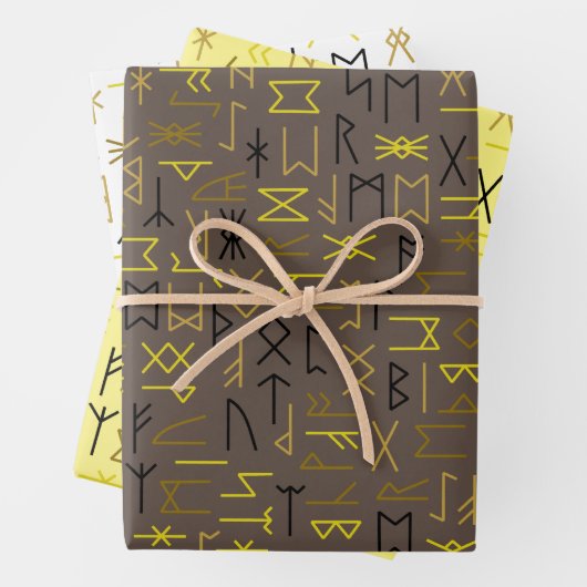 Runes Geschenkpapier Set (Beispiel)