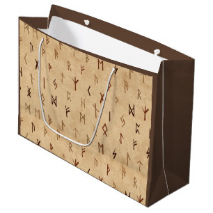 Runes Gift Bags Große Geschenktüte
