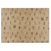 Runes Glass Cutting Board Schneidebrett (Vorderseite)