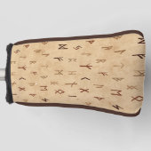 Runes Golf Club Cover Golf Headcover (Vorderseite)