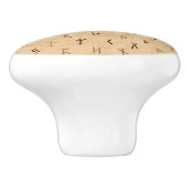 Runes Knob Keramikknauf (Seitenansicht)