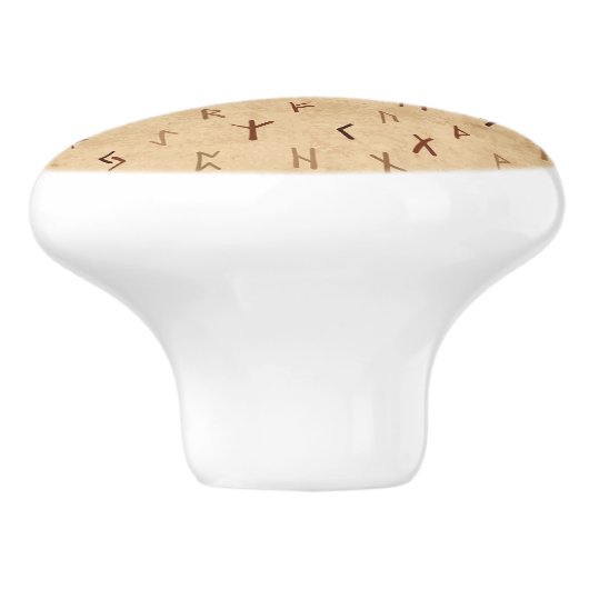 Runes Knob Keramikknauf (Seitenansicht)
