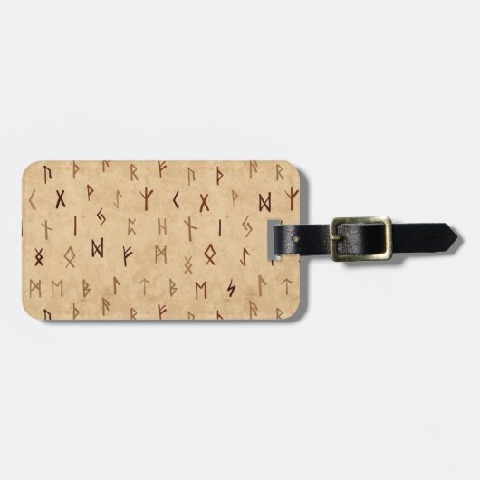 Runes Luggage Tag Gepäckanhänger (Vorderseite horizontal)