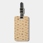 Runes Luggage Tag Gepäckanhänger (Vorderseite vertikal)