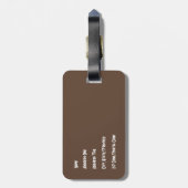 Runes Luggage Tag Gepäckanhänger (Rückseite vertikal)