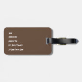 Runes Luggage Tag Gepäckanhänger (Rückseite horizontal)