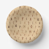 Runes Paper Bowls Pappteller (Vorderseite)