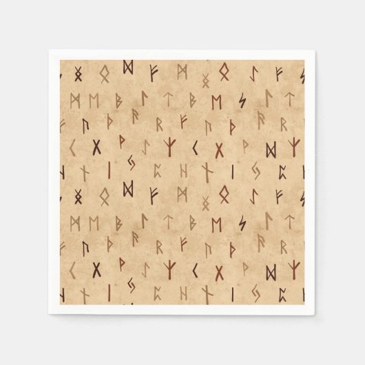 Runes Paper Napkins Serviette (Vorderseite)