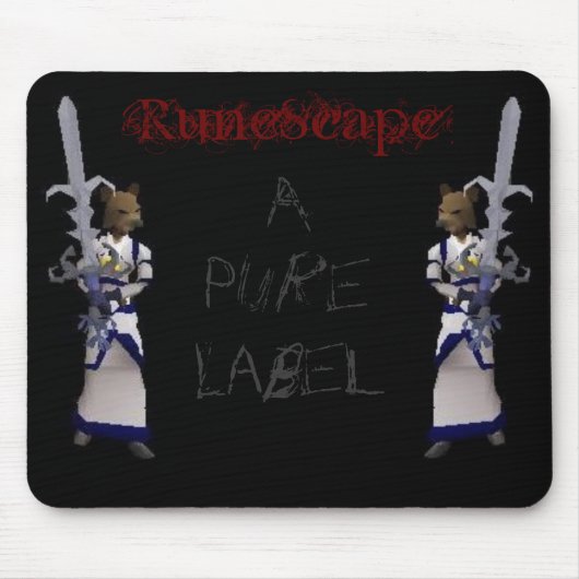 RuneScape - ein reiner Aufkleber Mousepad (Vorne)