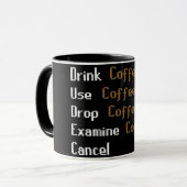 Runescape-Kaffeetasse – Geschenk für Gamer, Tee &  Tasse (Vorderseite Links)