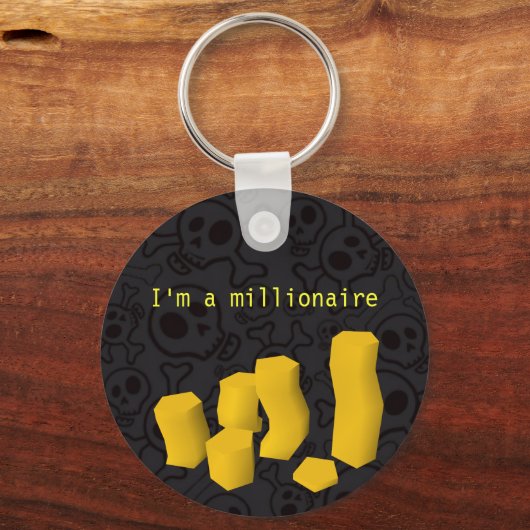 RuneScape Millionär Schlüsselring Schlüsselanhänger (Vorderseite)