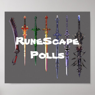 RuneScape stimmt Klingeplakat ab Poster